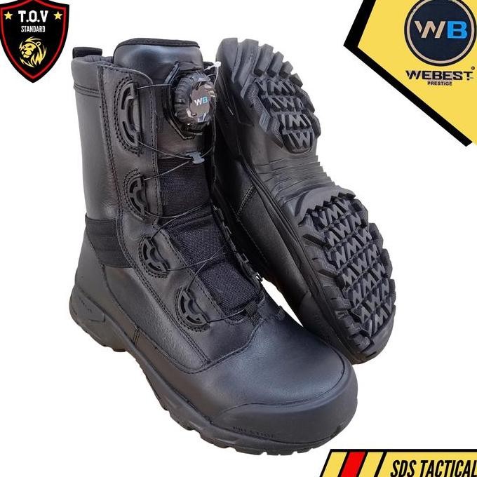 Sepatu Pdl WEBEST Tali Putar Diablo Full Kulit