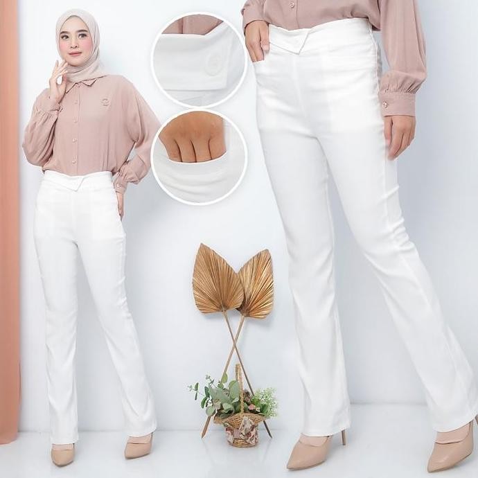 CELANA CUTBRAY "ZARA "  CUTBRAY Wanita Highwaist soft jeans