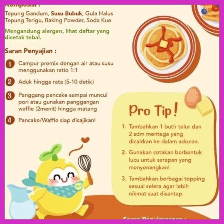 

PROMO GROUU EASY MIX! PANCAKE & WAFFLE 150G - PANCAKE MPASI PREMIUM QUALITY FASHION ANAK & BAYI