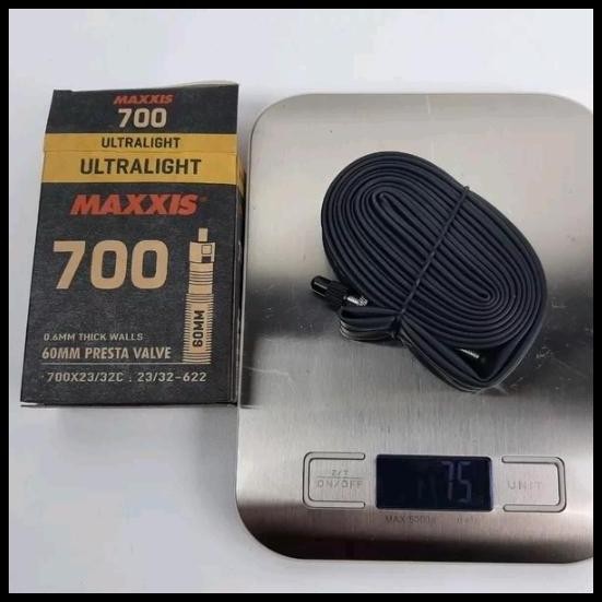 BAN DALAM SEPEDA MAXXIS TUBE BAN DALAM SEPEDA 700C 23-32 PENTIL 60MM