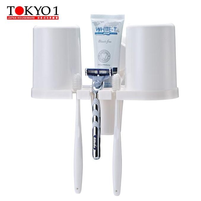 Tokyo1 Dispenser Odol Dan Tempat Sikat Gigi Couple Hanging Mug 921822
