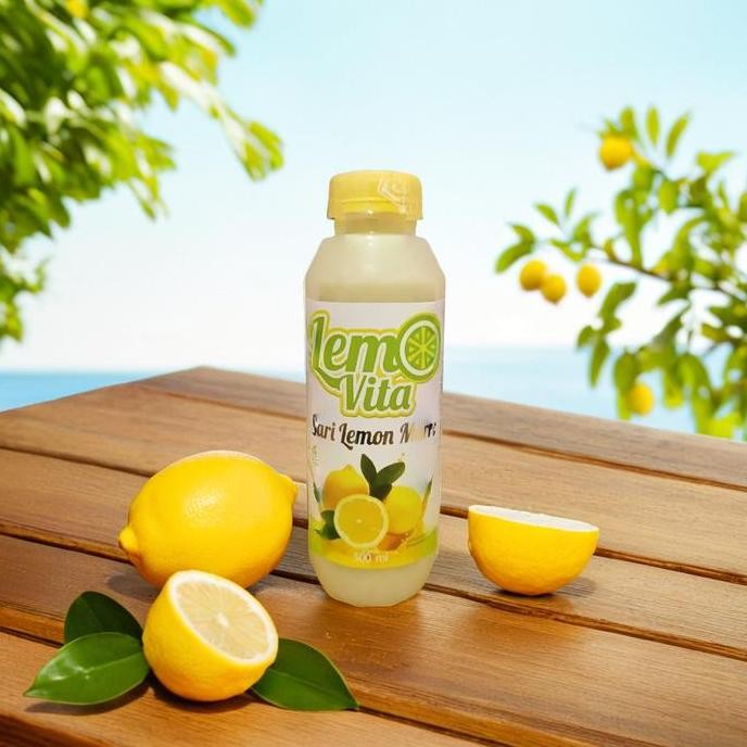 

[iBooming] 500ml Lemovita Sari Lemon Jus Murni BPOM Halal Organik Bebas gula Alami Fruity Botol Juice PA