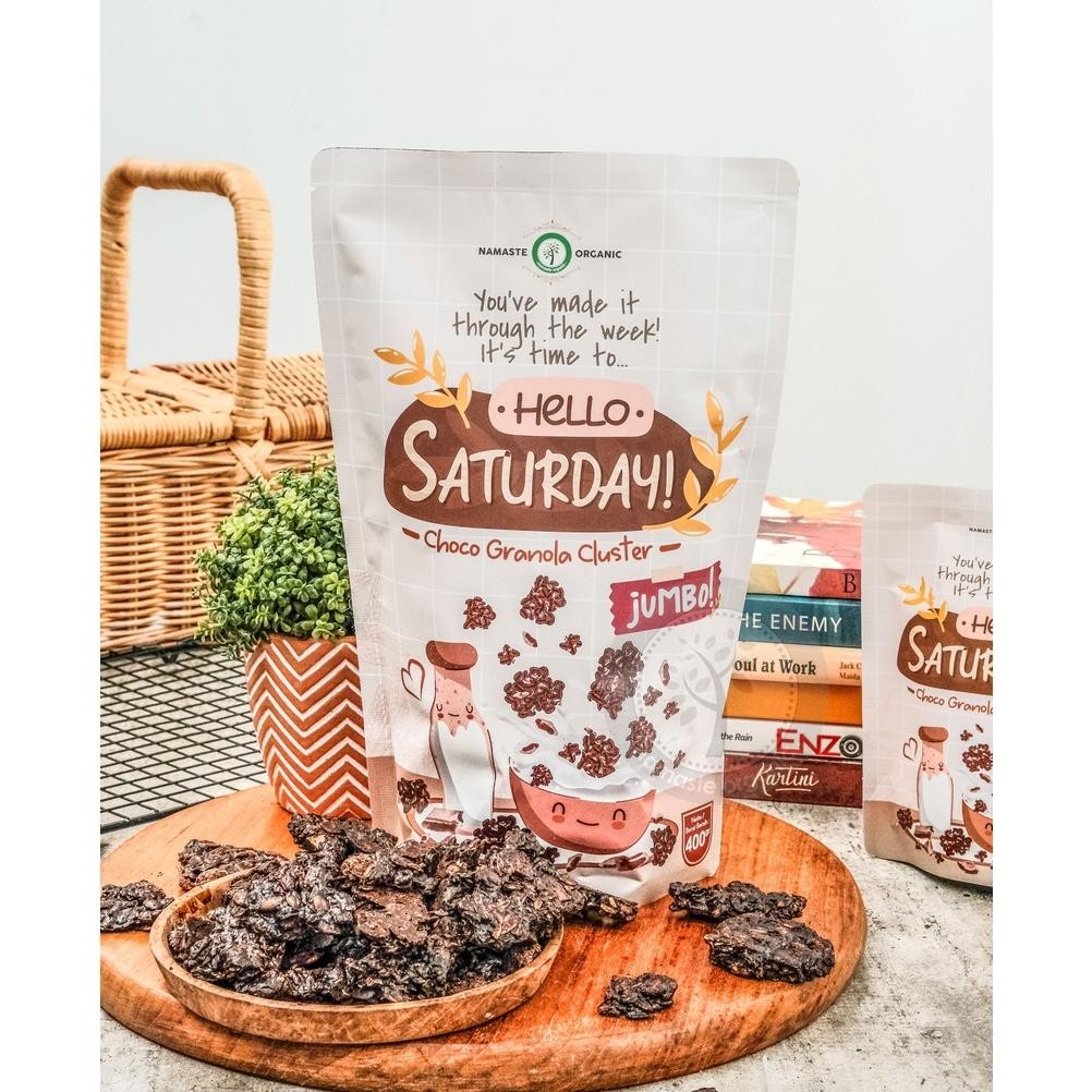 

HELLO SATURDAY JUMBO - CHOCO GRANOLA CLUSTER 400GR Nugi