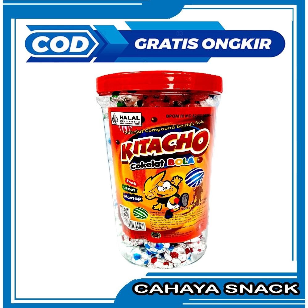 

KITACHO COKLAT BOLA ISI 100 PCS / netto 550 Gram Nugi