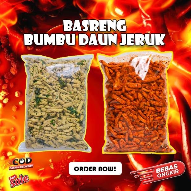 

[PROMO] Paket Bundling Basreng Pedas Daun Jeruk Dan Original Daun Jeruk Nugi