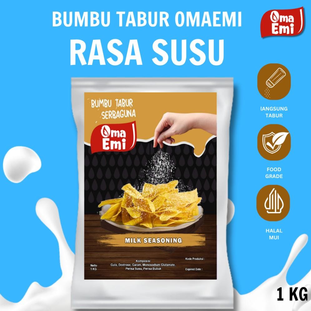 

BUMBU TABUR SUSU / MILK SEASONING HALAL 1 KG Nugi