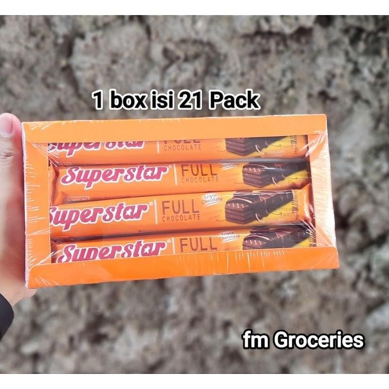 

superstar wafer box isi 21 pcs Nugi