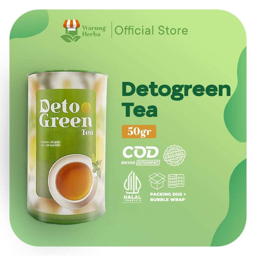 

DetoGreen Teh Herbal dan Madu Detox Sistem Pencernaan Nugi