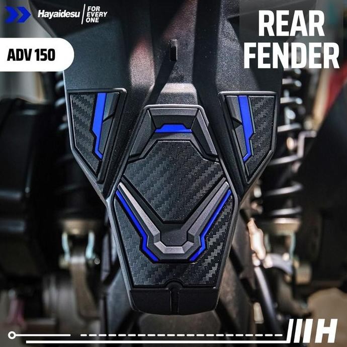 Asli Body Protector Fender Belakang Hayaidesu Honda Adv - Rear Mud Guard Cover Adv160