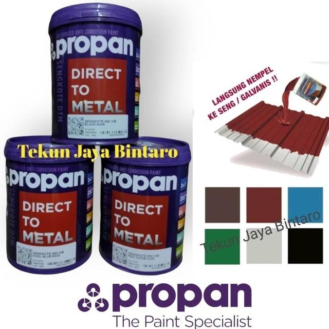 Original Propan Sengkote Sk-950 Cat Seng Galvanis Anti Karat Water Based Untuk Besi & Seng