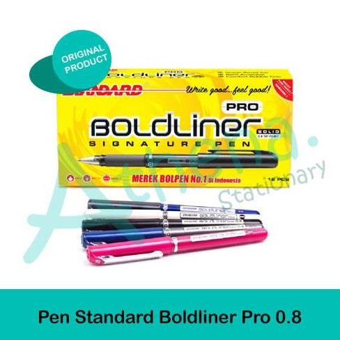 

PULPEN/PEN STANDARD BOLDLINER PRO - SIGNATURE PEN ORIGINAL DAN TERPERCAYA