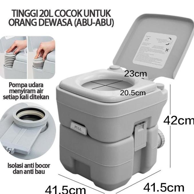Jf Toilet Portable Untuk Camping Or Manula/Toilet Bergerak/Toilet Luar
