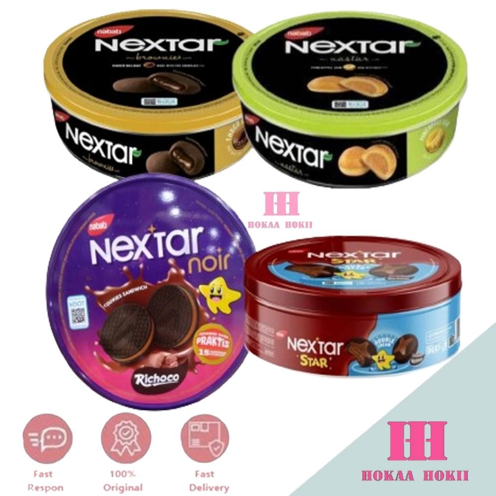 

Nabati Nextar Nastar pineapple jam / brownies choco delight 160gr Nugi