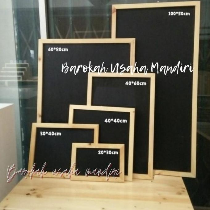 

Stok Sj Chalkboard Blackboard Papan Tulis Ung Resto Size 40X60Cm