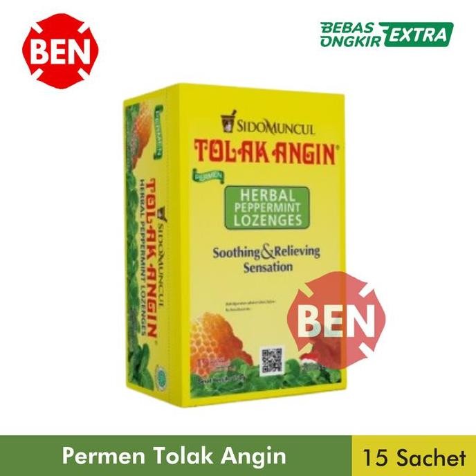 

Permen Tolak Angin 1 Pak Box Dus 15 Sachet Pcs Tolakangin TA