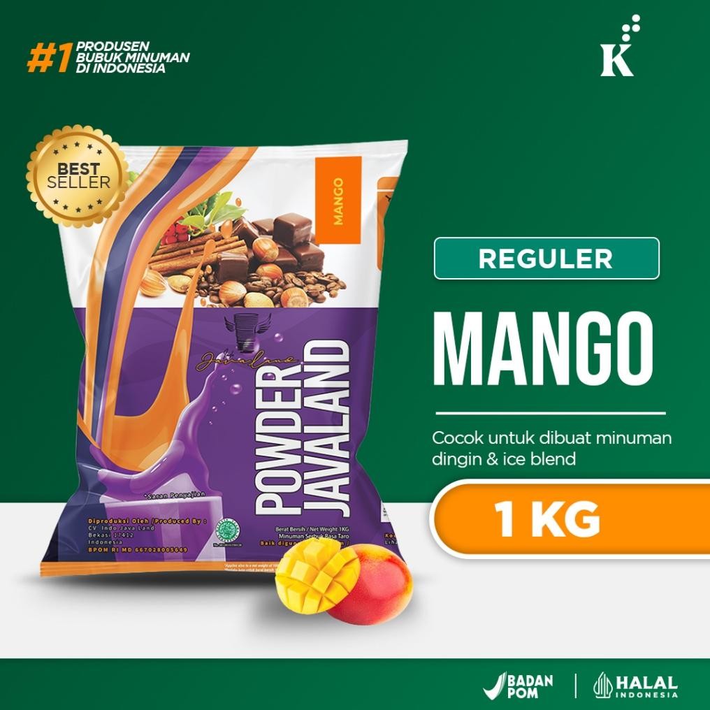 

Bubuk Minuman Bubble Powder Drink Rasa Mango 1kg JAVALAND Depok Nugi