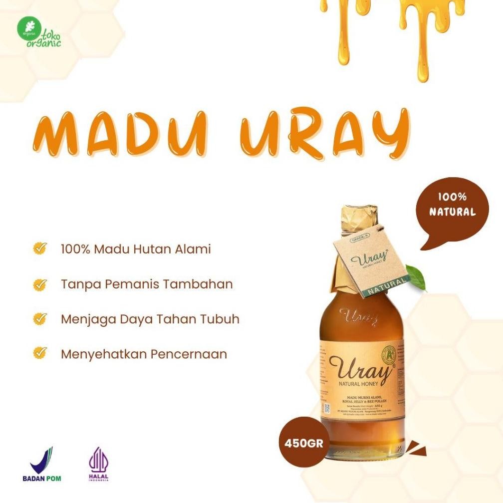 

Madu Uray (450Gr) Madu Hutan Alami, Madu Lebah, Madu Manis, Madu Uray Tanpa Pemanis, Madu untuk Kesehatan Nugi