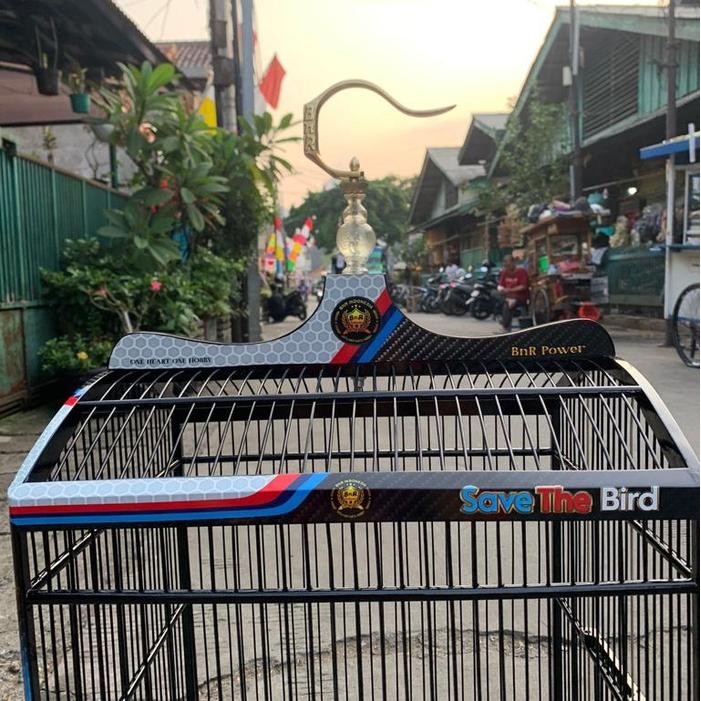 SANGKAR KANDANG KOTAK BNR DECAL POWER