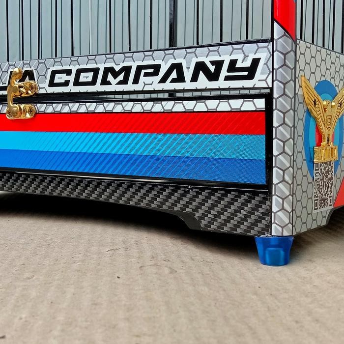 SANGKAR/KANDANG KOTAK RADJA DECAL RMI JERUJI FIBER No.2