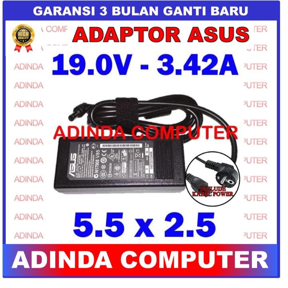 Adaptor Charger Asus A43 A43E A43U A43F A43S K43S ORI Nugi