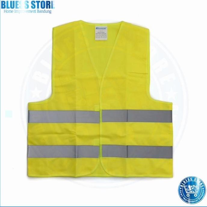 Diskon Rompi Safety Krisbow Original Mesh Proyek Lime Safety Vest