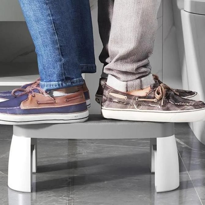 Portable Bangku Toilet Lipat Squat Pijakan Kaki Closed Membantu Bab