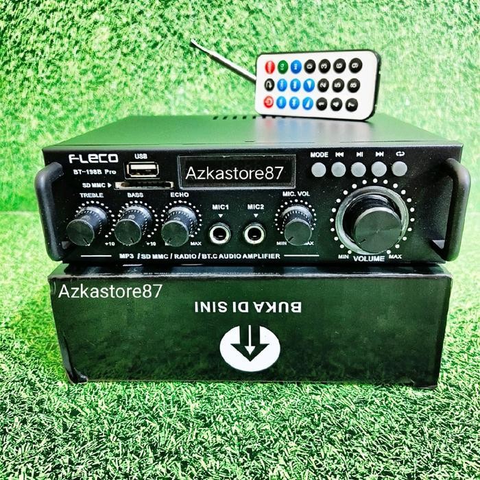 Amplifier 198B Pro 2000Watt Cod Amplifier Karaoke 2000Watt 198B Pro Suara Super Bass Subwoofer Origi