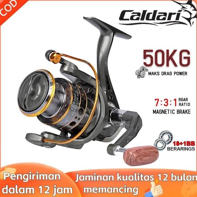 Produk Baru Reel Spinning Pancing 1000-7000 | Mesin Reel Pancing Laut/Tawar Power Handle