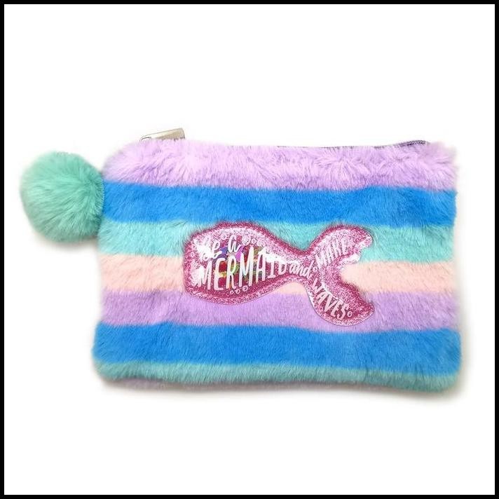 

W! Accessories Tempat Pensil / Pencil Case Bulu Mermaid 551003