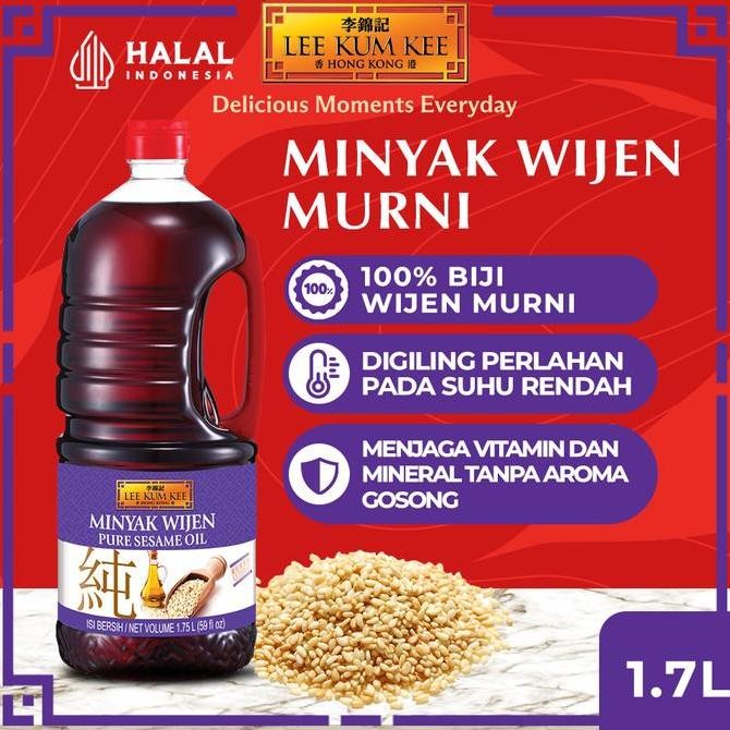 

Promo Lee Kum Kee Pure Sesame Oil Minyak Wijen Asli 1750Ml Import