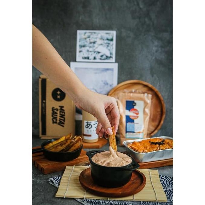 

Promo Mentai Sauce 2Kg Double Tobiko Pedas Saus Mentai Sushi Besar