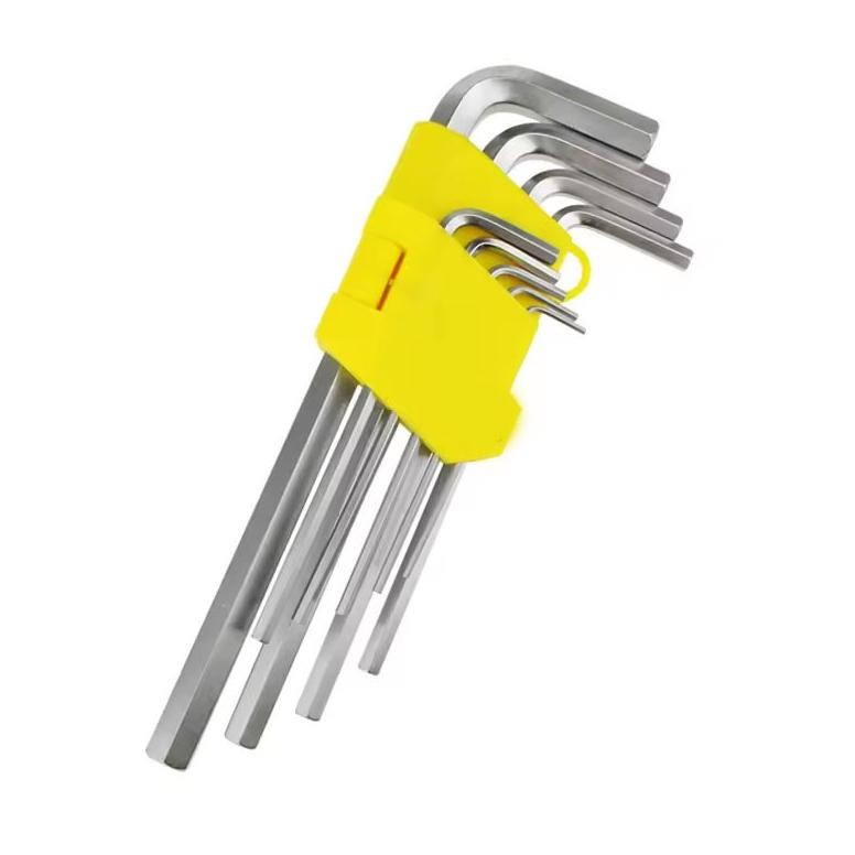 Kunci L Long + L Bintang Set Kombinasi YUKIDO 9 pcs-KUNCI L LONG By tekiro