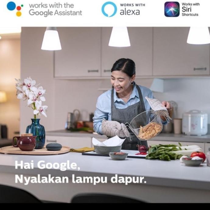 lampu philips wifi tunable white 9w 9 watt lampu smart wifi philips 9w