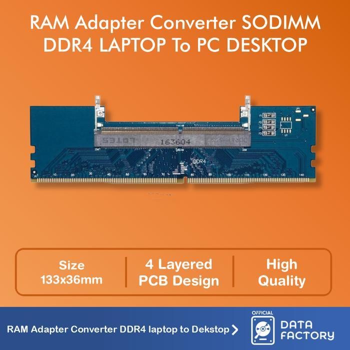 Ram Adapter Converter Sodimm Ddr4 Laptop To Dimm Ddr4 Pc Desktop