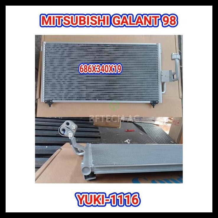DISKON CONDENSOR MITSUBISHI GALANT 98 YUKI KONDENSOR AC MOBIL 
