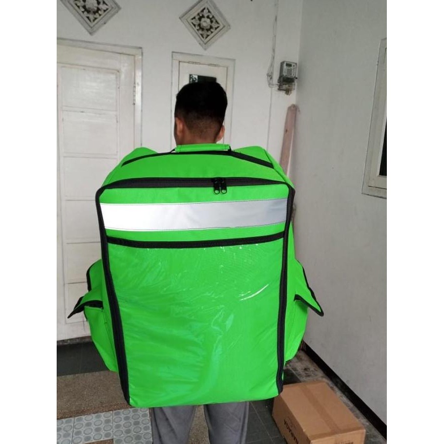 - Tictac Tas Ransel Cooler Bag Delivery Kurir Aluminium foil Box Motor