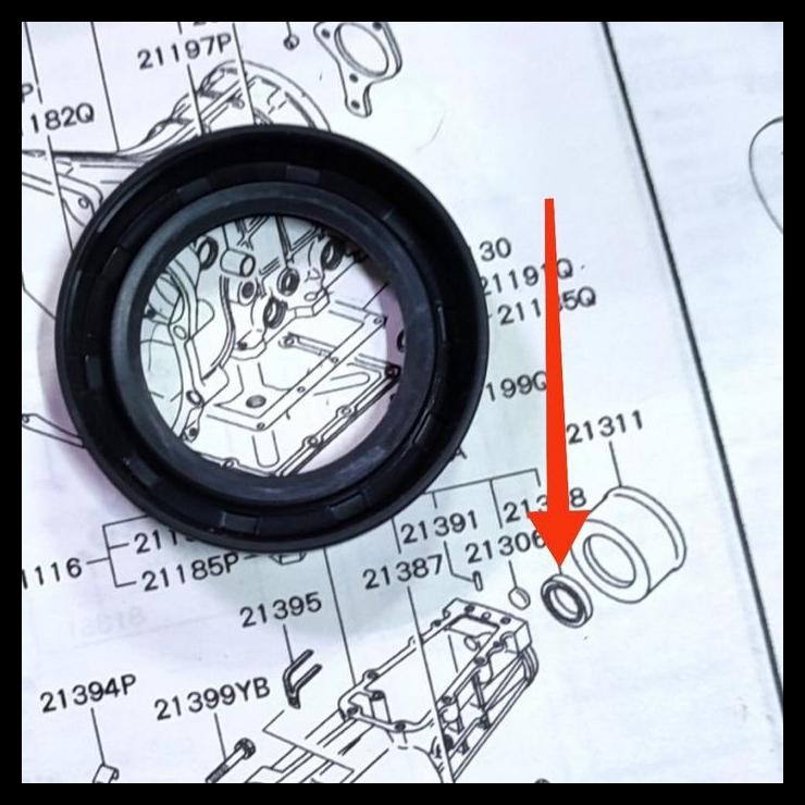 DISKON SEAL BUNTUT TRANSMISI KUDA BENSIN DIESEL ORIGINAL RESMI MITSUBISHI 