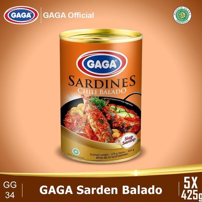 

GAGA Sarden Chili Balado 425g kode34