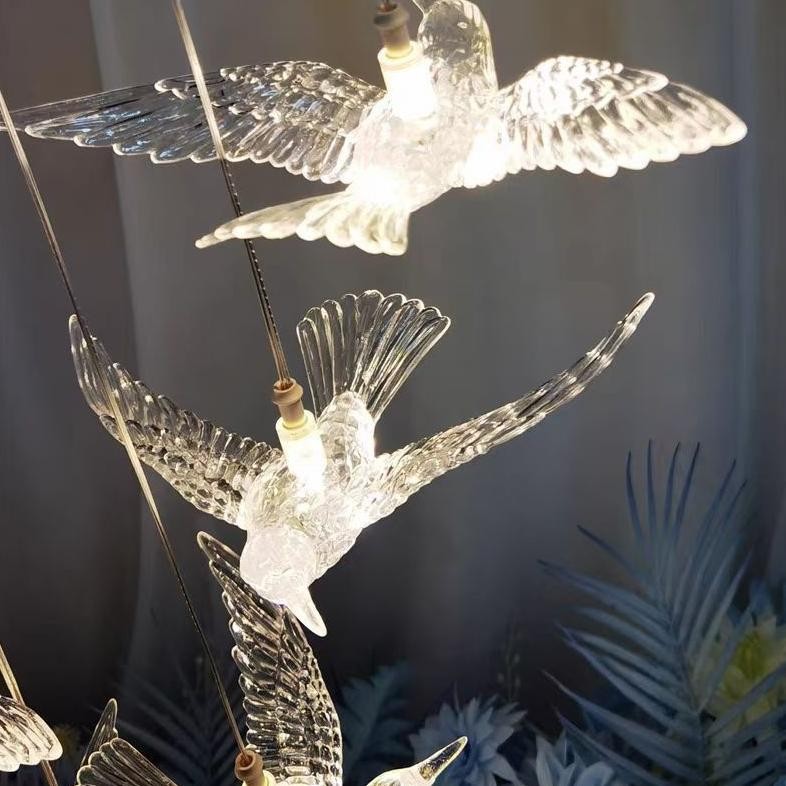 Terlaris Lampu Hias Led Burung Akrilik/Lampu Hias Dekorasi/Lampu Wedding