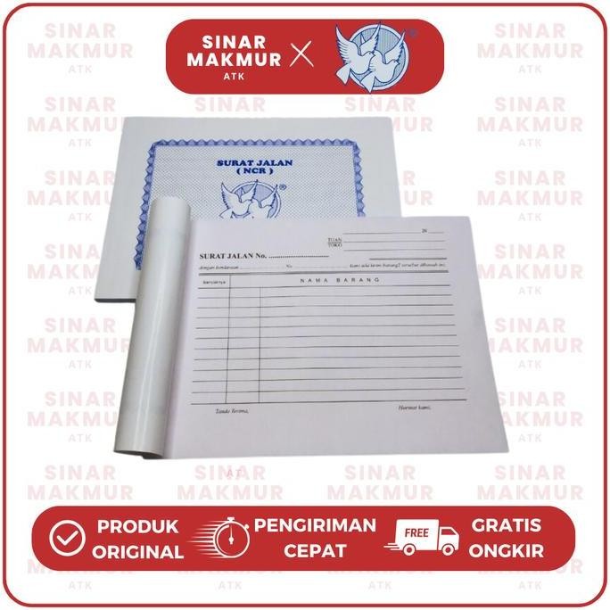 

Buku Surat Jalan/Bon Pengiriman Ncr Rangkap Merpati (Pak)