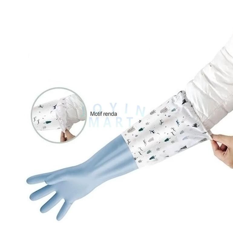 Bisa Cod  Sarung Tangan Karet Cuci Piring/Sarung Tangan Panjang Cuci Piring ||