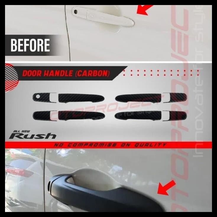 DISKON OTOPROJECT COVER HANDLE ALL NEW RUSH TERIOS CARBON OTOPROJECT 