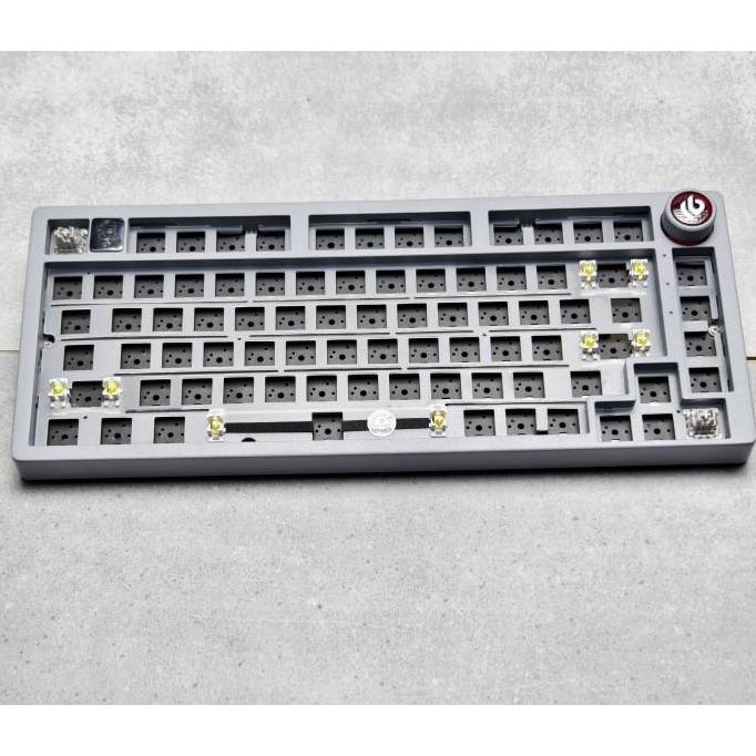 TERBARU - LEOBOG Hi75 RGB Gasket Aluminum Barebone Mechanical Keyboard HI 75