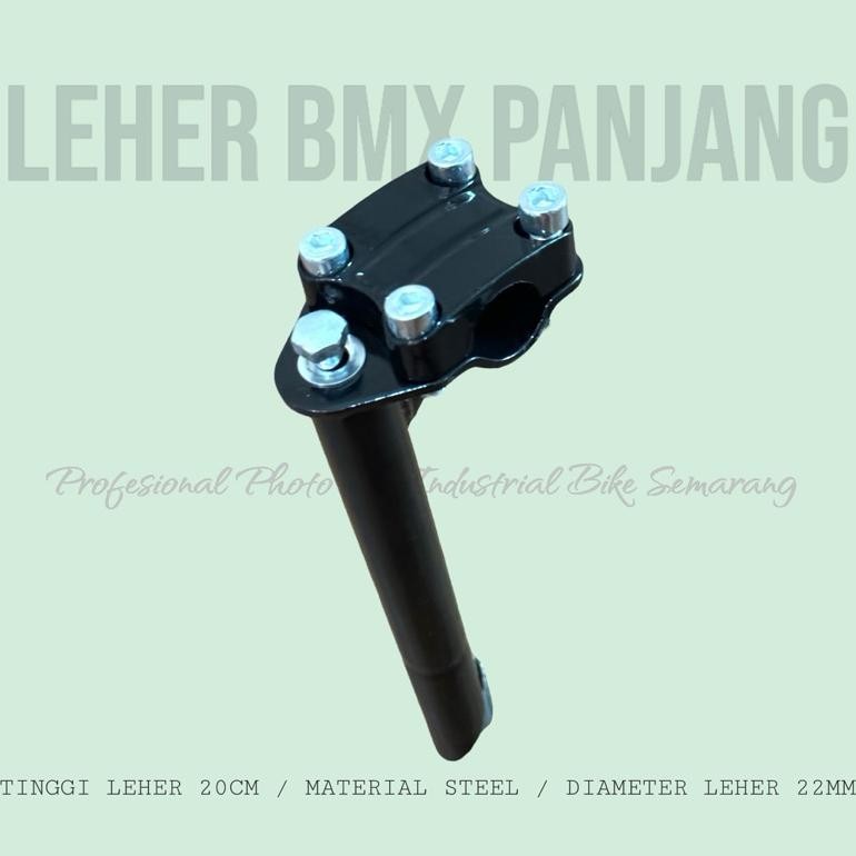 (( 20cm STEM BMX )) Leher Stem Sepeda BMX Panjang / Tinggi 20 cm Penjepit Setang Handlebar Stang All