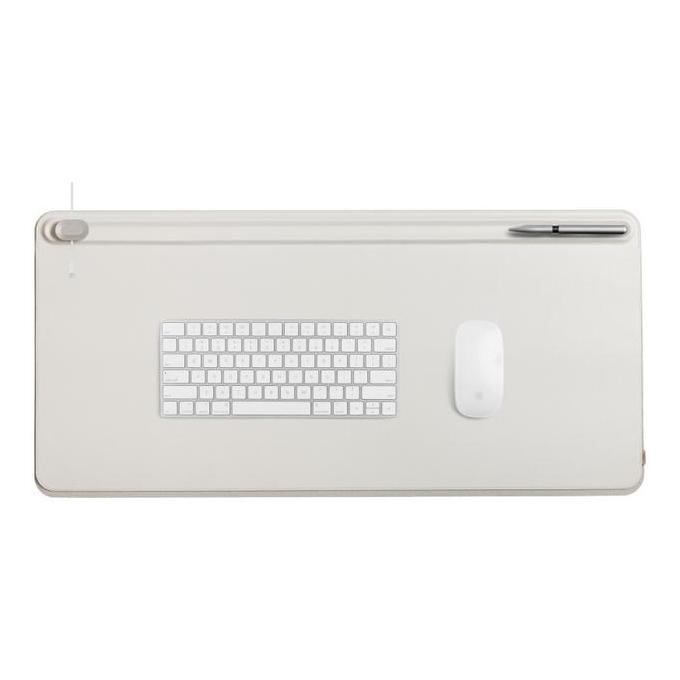 

ORBITKEY DESK MAT LARGE PREMIUM LEATHER HITAM / STONE ORIGINAL