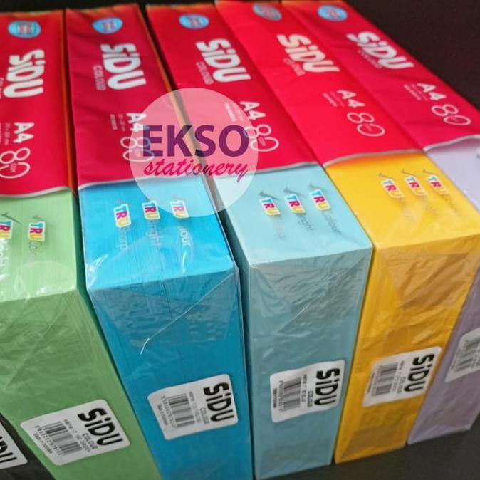 

NEW KERTAS HVS WARNA WARNI A4 80 GSM RIM