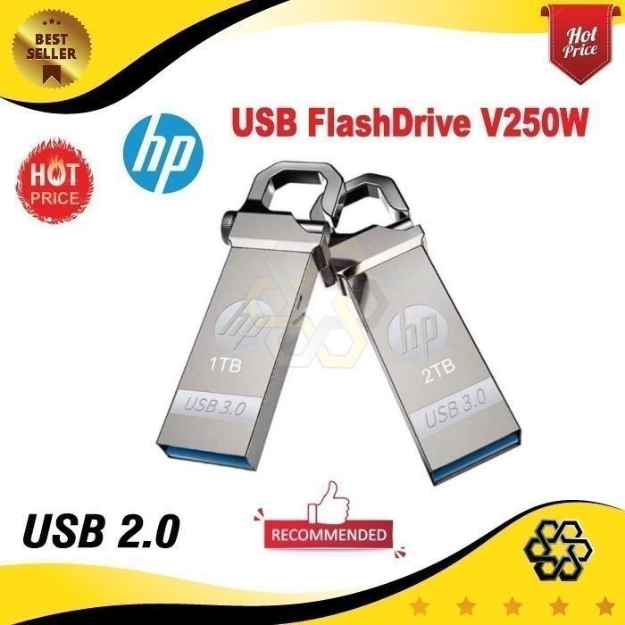 Flashdisk Hp Metal 2Gb 4Gb 8Gb 16Gb 32Gb 64Gb 128Gb Waterproof Original