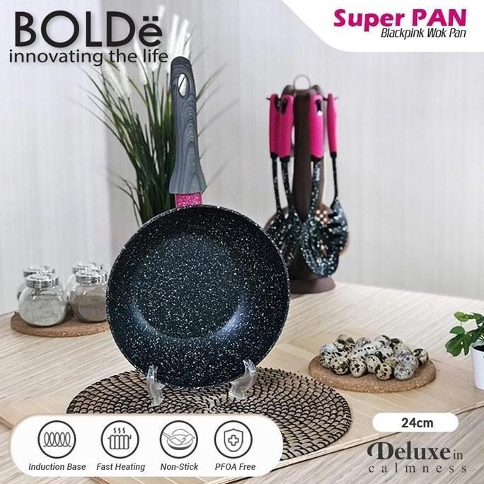 Bolde Super Pan Wok Pan 24Cm Granite Coating