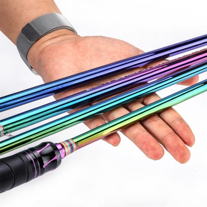 Sougayilang Joran Pancing 6-12Lb 180-210Cm Joran  2 Bagian Carbon Fiber Joran Ul Joran Bc