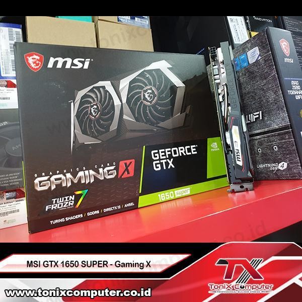 Msi Gtx 1650 Super - Gaming X Original Dan Terpercaya